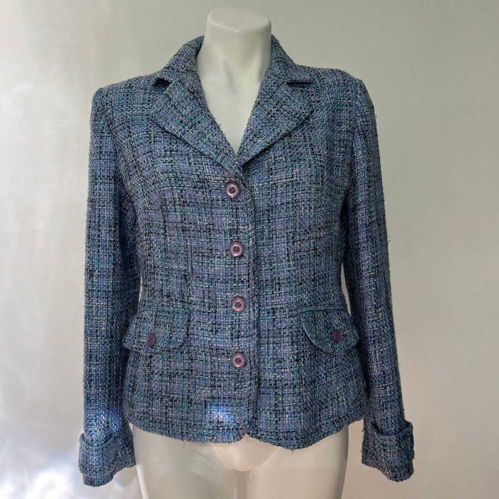 Sag Harbor Tweed Jacket Lavender Blue